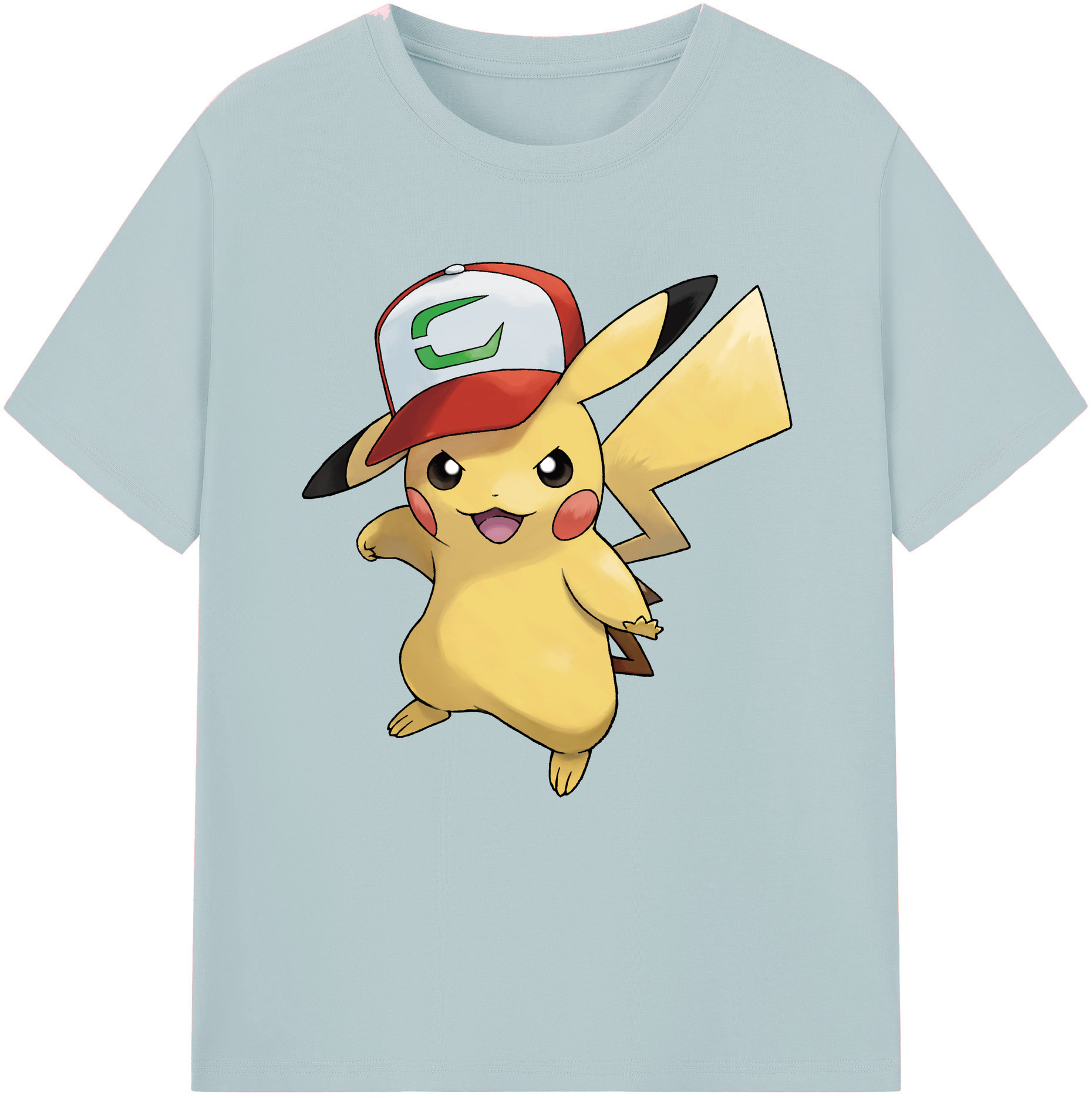 （画像用） ポケットモンスター Pokémon 綿100％半袖Tシャツ（フロントプリント）